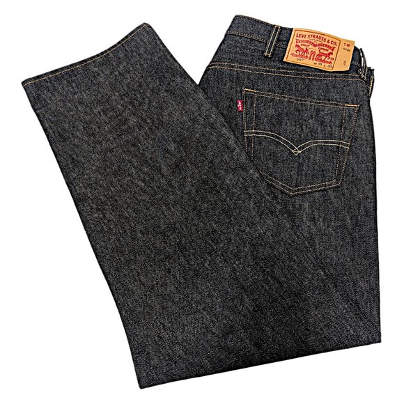 Levis Strauss Other - Levi's Men's 501 Original Shrink-To-Fit Jeans Black Rigid 38x30 005010226